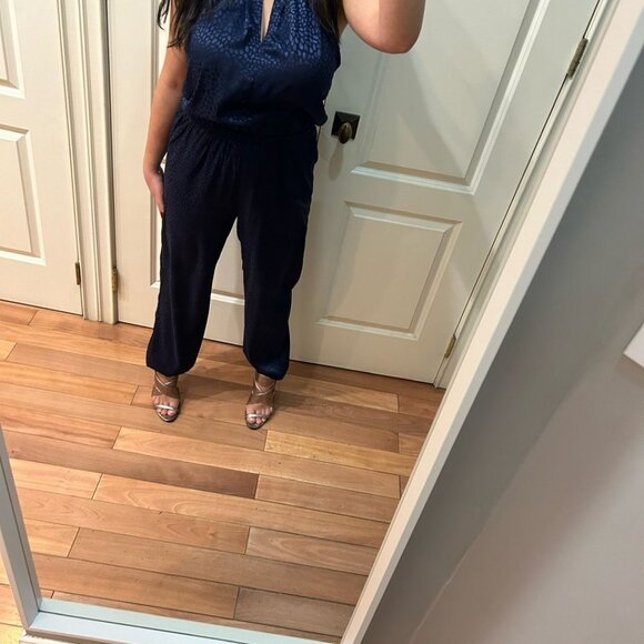 Navy Blue Marilyn Monroe Romper - Picture 9 of 12